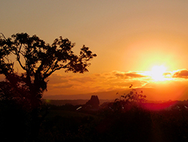 Sunset over the Gwendraeth Valley